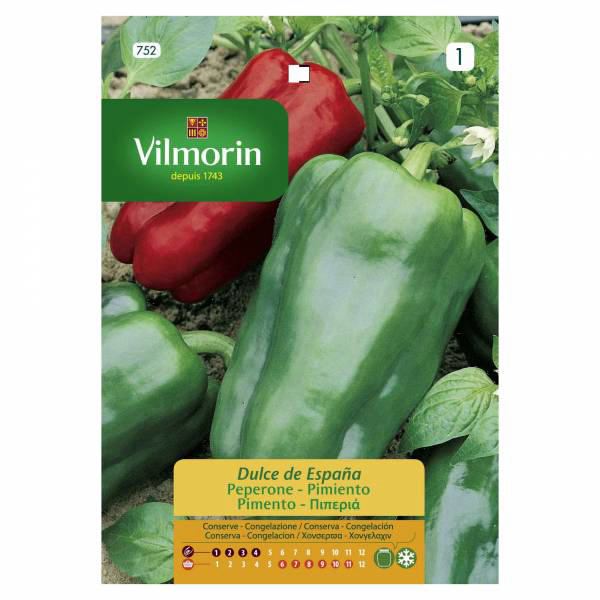 VILMORIN SPANISH SWEET PIPERIA