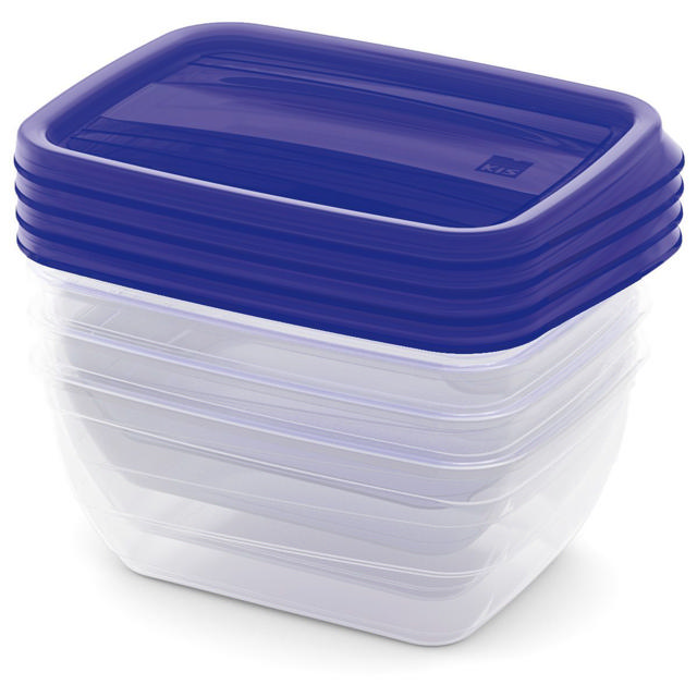 KIS FOOD KEEPER SET 4X0.75L BLUE