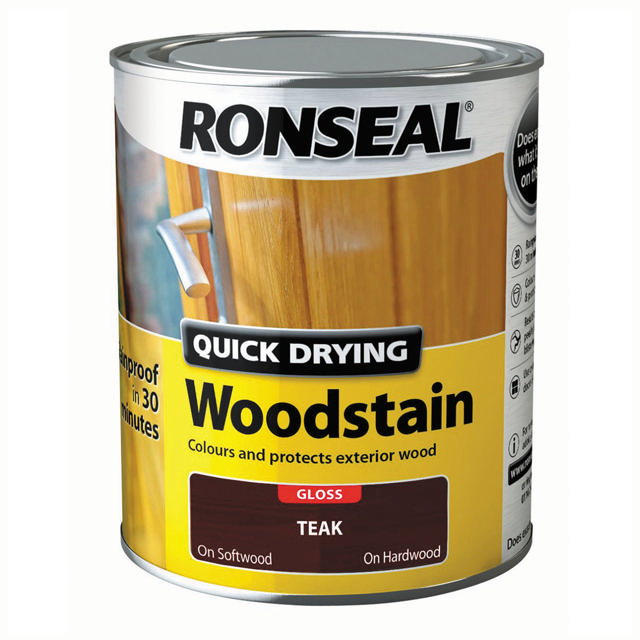 RONSEAL® ΥΔΑΤΟΔΙΑΛΥΤΟ ΒΕΡΝΙΚΙ ΕΜΠΟΤΙΣΜΟΥ ΓΡΗΓΟΡΟ ΣΤΕΓΝΩΜΕΝΑ ΓΥΑΛΙΣΤΙΚΟ ΜΑΟΝΙ ΞΥΛΟΒΕΚΙΝΗΣ 0.75L