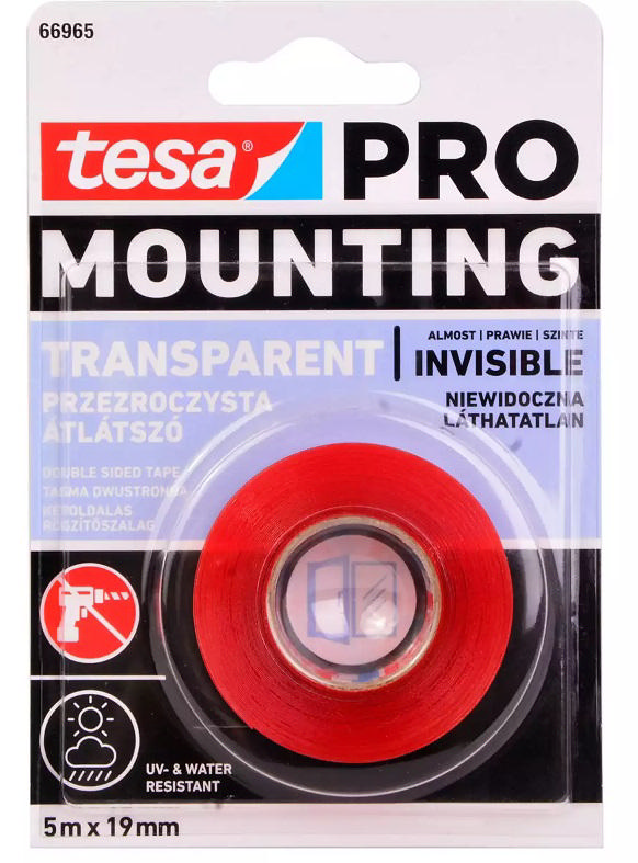 TESA ΤΑΙΝΙΑ ΔΙΠΛΗΣ ΟΨΗΣ TESAFIX 5Mx19mm