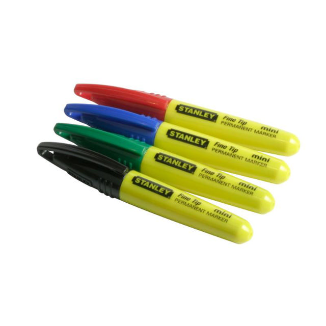 STANLEY MARKERS BOX 4PCS