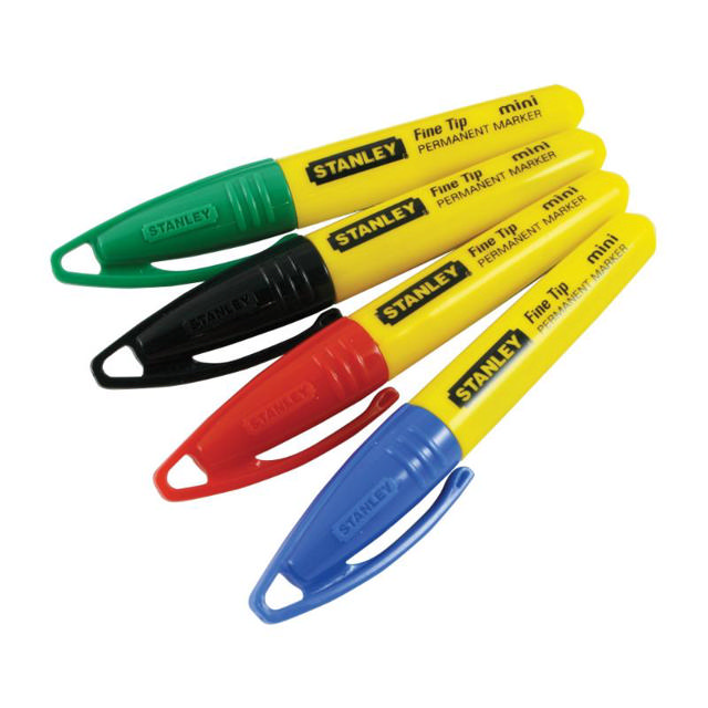 STANLEY MARKERS BOX 4PCS