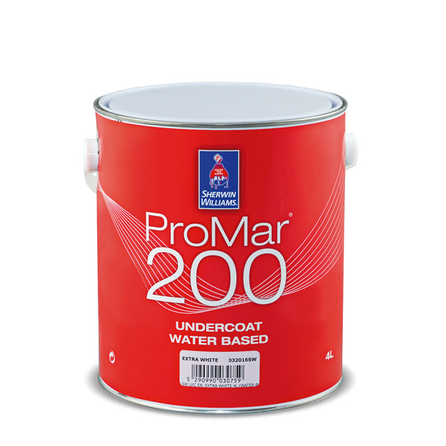 SHERWIN-WILLIAMS® PROMAR® 200 ΥΔΑΤΟΔΙΑΛΥΤΟ ΥΠΟΣΤΡΩΜΑ EXTRA WHITE 4L 