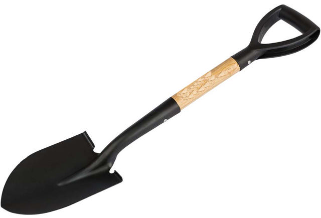 CHAMPION MINI ROUND SHOVEL WOODEN HANDLE 