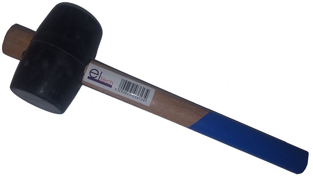 ELTECH BLACK RUBBER MALLET 80Z