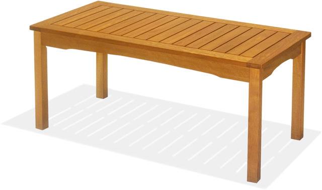 WOODEN COFFEE TABLE 100CMX50CM