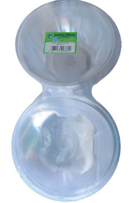 SALAD BOWL TRANSPARENT 1000CC 1X5PCS