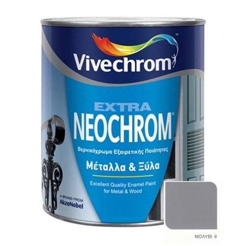 VIVECHROM ΜΟΛΥΒΙ 9 NEOCHROM EXTRA ΓΥΑΛΙΣΤΕΡΟ ΒΕΡΝΙΚΟΧΡΩΜΑ 375ML