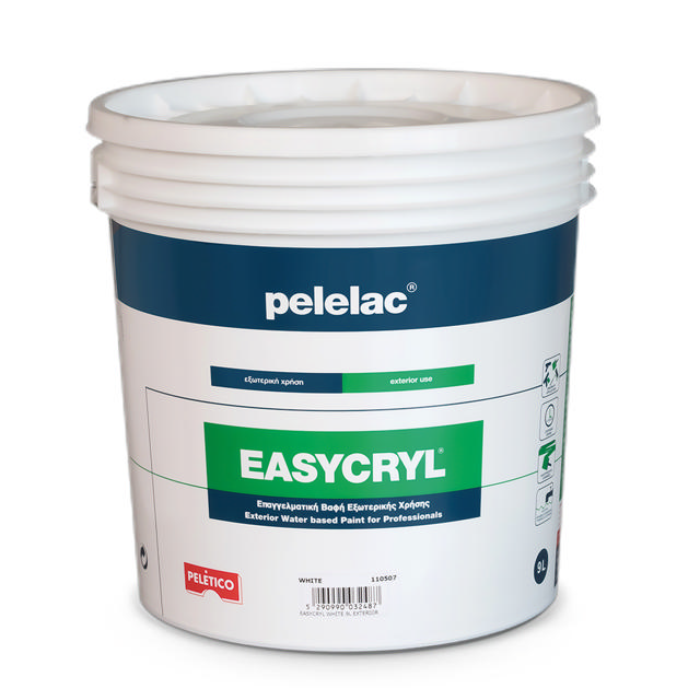 PELELAC EASYCRYL® ΥΔΑΤΟΔΙΑΛΥΤΗ ΜΠΟΓΙΑ ΕΞΩΤΕΡΙΚΟΥ ΧΩΡΟΥ SUPERWHITE P101 1L