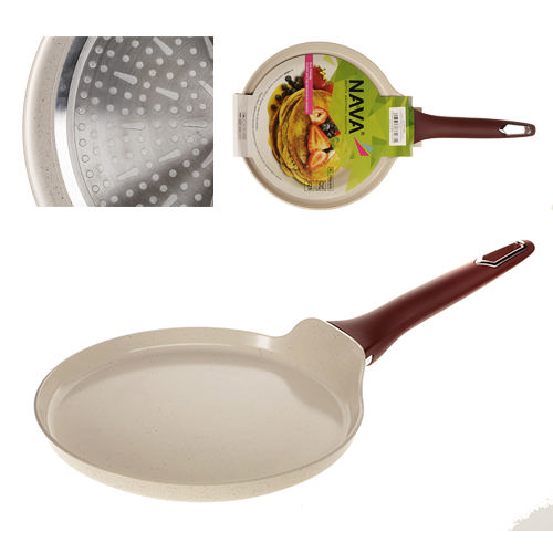 NAVA TERRESTRIAL CREPE PAN WITH CERAMIC NON-STICK COATING 25CM