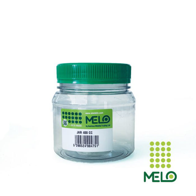 PLASTIC JAR PET 400CC