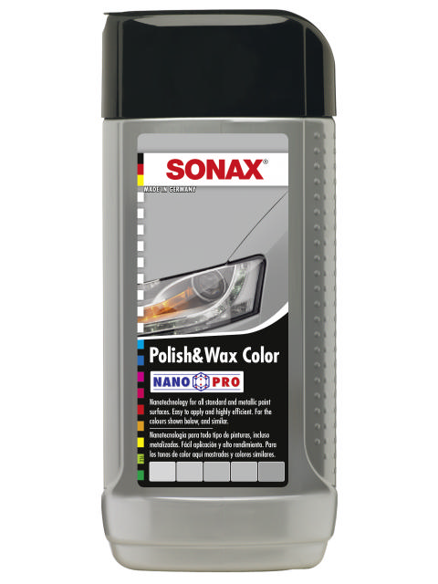 SONAX POLISH & WAX COLOUR SILVER 250ML