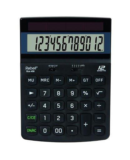 REBELL ECO-450 DESKTOP CALCULATOR