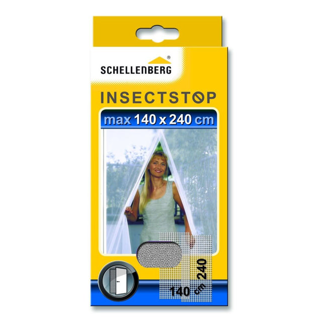 SCHELLENBERG FLY SCREEN DR 140X240CM WHITE