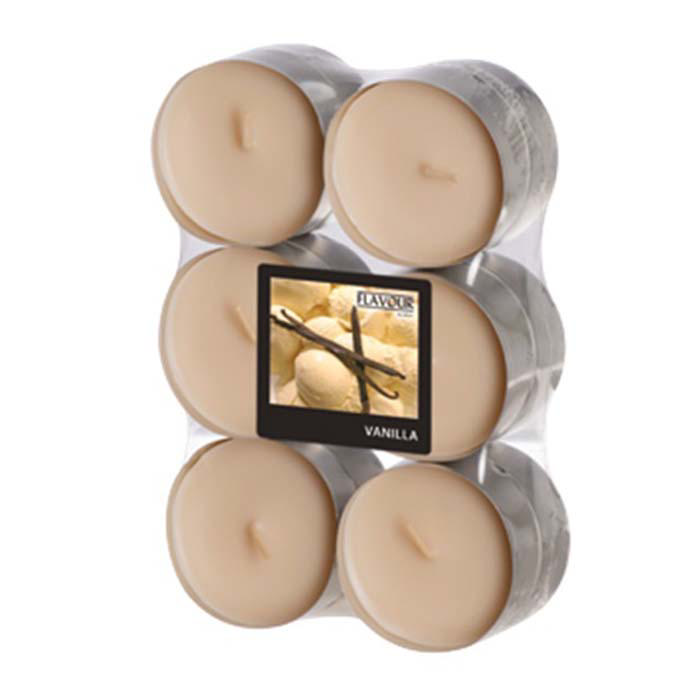 GALA TEALIGHT MAXI 12PCS VANILLA