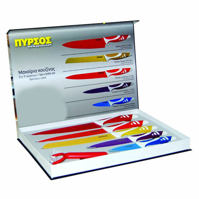 PYRSOS NON STICK KNIVES SET