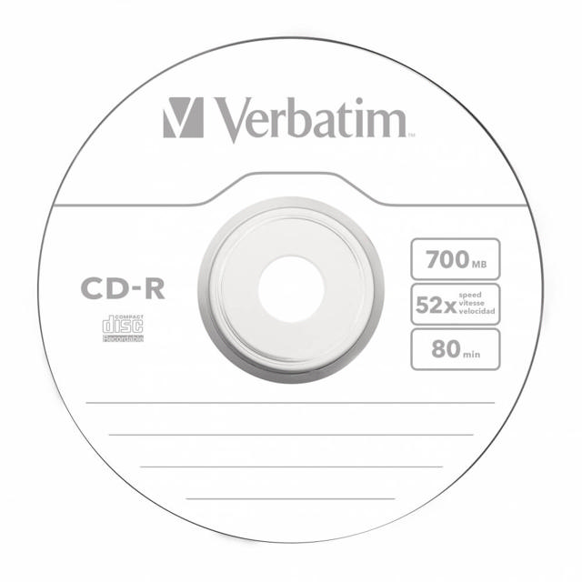 VERBATIM CD-R 80 SPINDLE CAKEBOX 10PCS