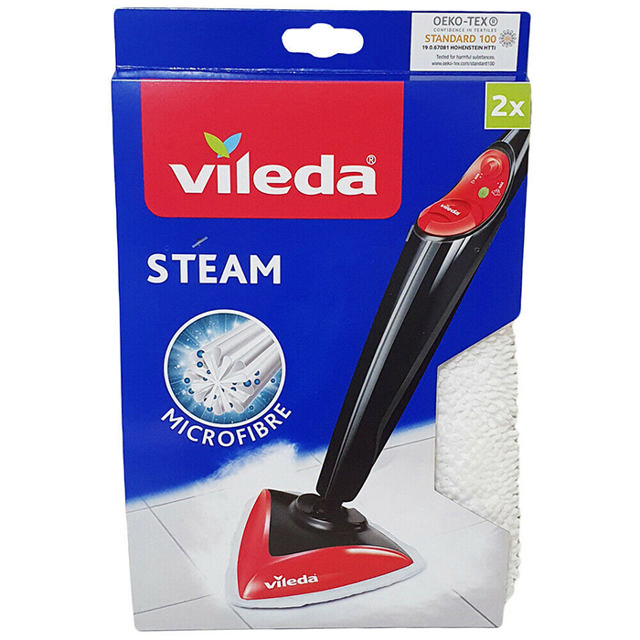 VILEDA REFILL FOR HOT SPRAY & MICROFIBRE STEAM REFILL -2PACK