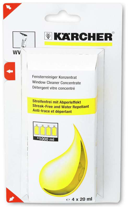 KARCHER WINDOW CLEANER CONCENTRATE 4X20ML