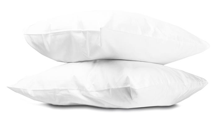 SLEEPING PILLOW 2PCS 45X65CM WHITE 300GR