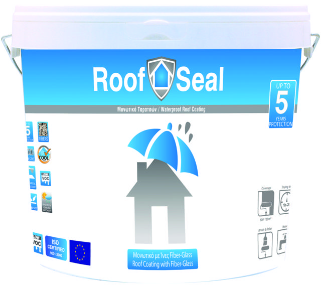 ROOF SEAL FIBER-GLASS WHITE F-50 750ML