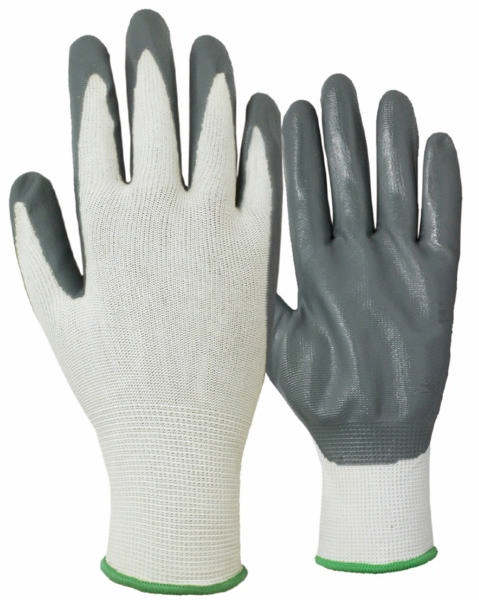 ELTECH NITRLE GLOVES 9'' GREY