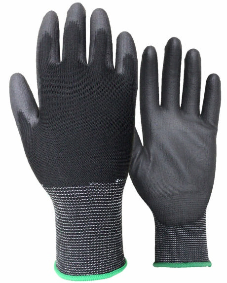 ELTECH PU GLOVES 10''' BLACK