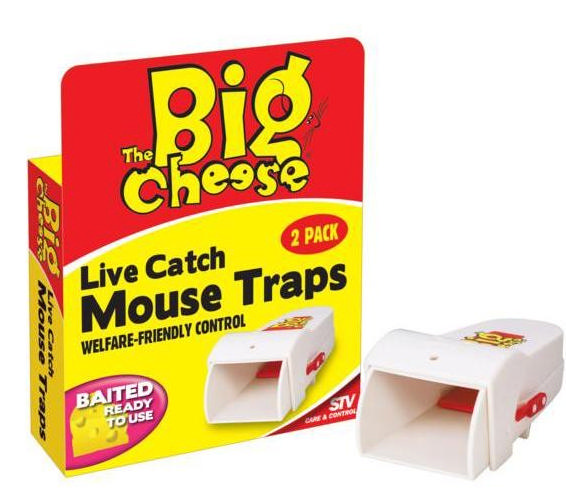 BIG CHEESE 2PCS MOUSE TRAP LIVE CATCH