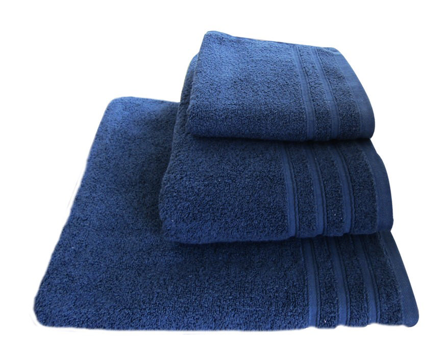 HAND TOWEL BLUE FLUFFY 30X30CM 500GSM