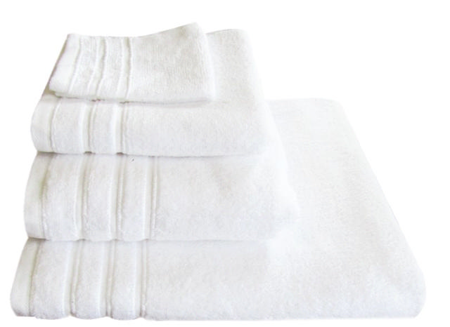 HAND TOWEL WHITE FLUFFY 30X30CM 500GSM