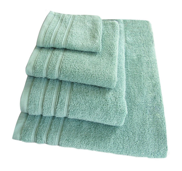 BATH TOWEL LIGHT GREEN FLUFFY 85X150CM 500GSM