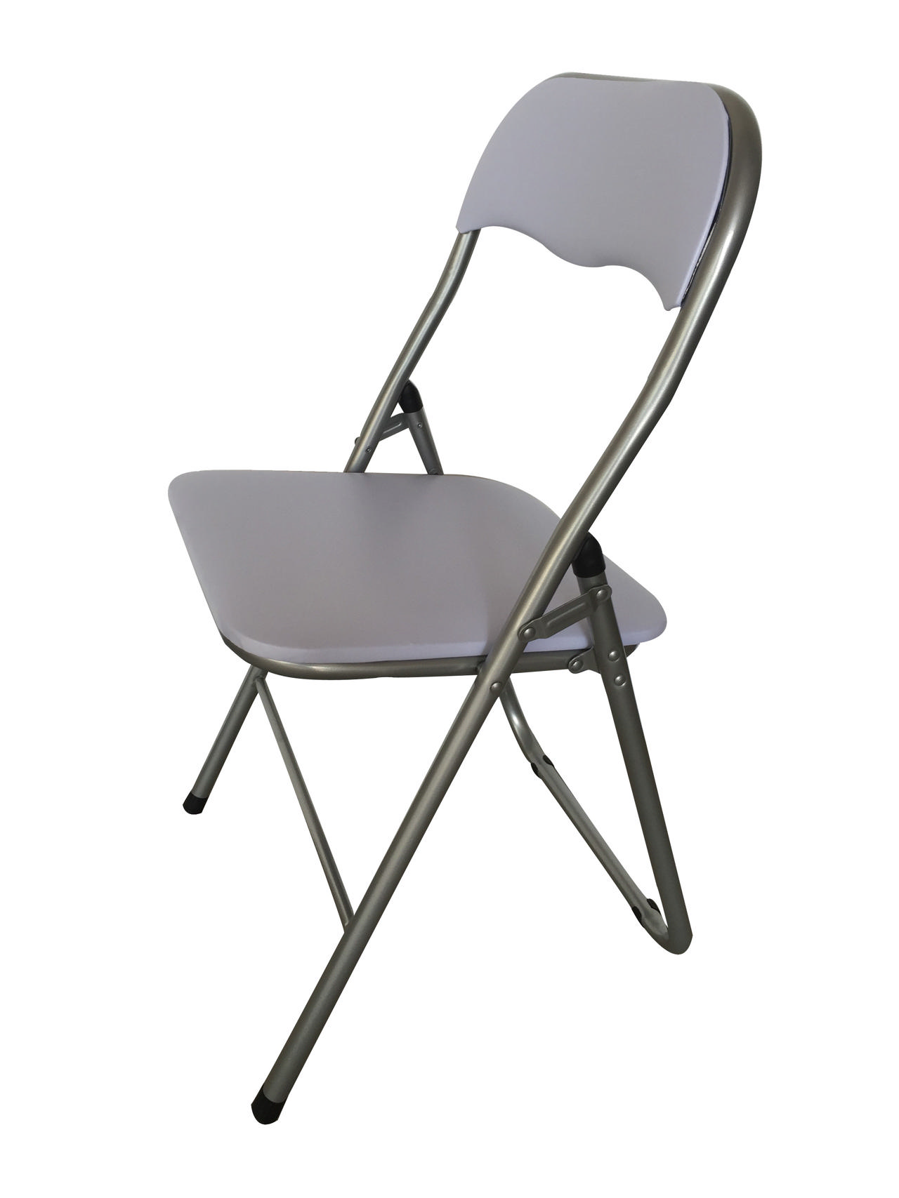 MONICA STEEL FOLDING CHAIR - WHITE