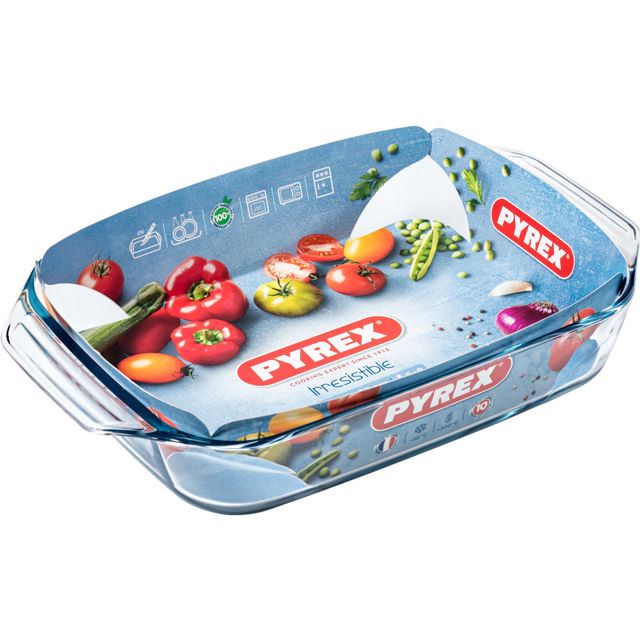 PYREX 407B000 IRRESISTIBLE RECTANGULAR ROASTER 2,1L