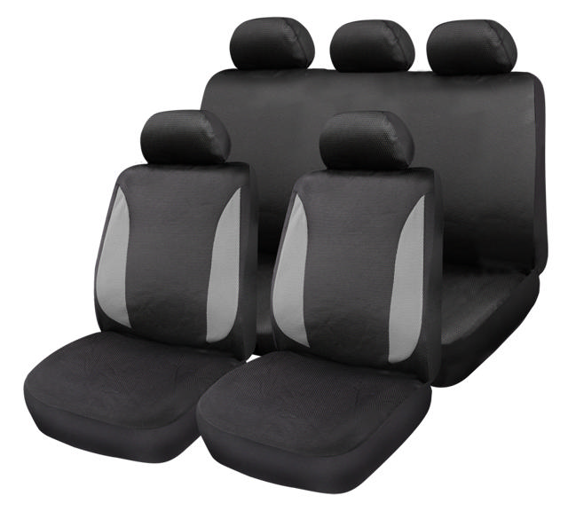 GEAR&GO SHC POLYESTER SEAT COVER GREY/BLACK