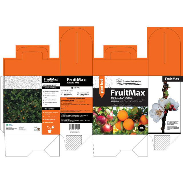 FRUITMAX ΛΙΠΑΣΜΑ ΝΙΤΡΙΚΟΥ ΚΑΛΙΟΥ 13-0-46 2KG