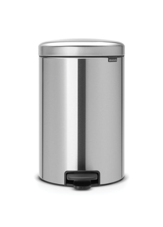 PEDAL BIN NEWICON, 20 LITRE - MATT STEEL