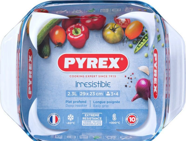 PYREX 400B00 IRRESISTIBLE 400B00 ΓΥΑΛΙΝΟ ΤΕΤΡΑΓΩΝΟ ΣΚΕΥΟΣ ΦΟΥΡΝΟΥ 2,3L