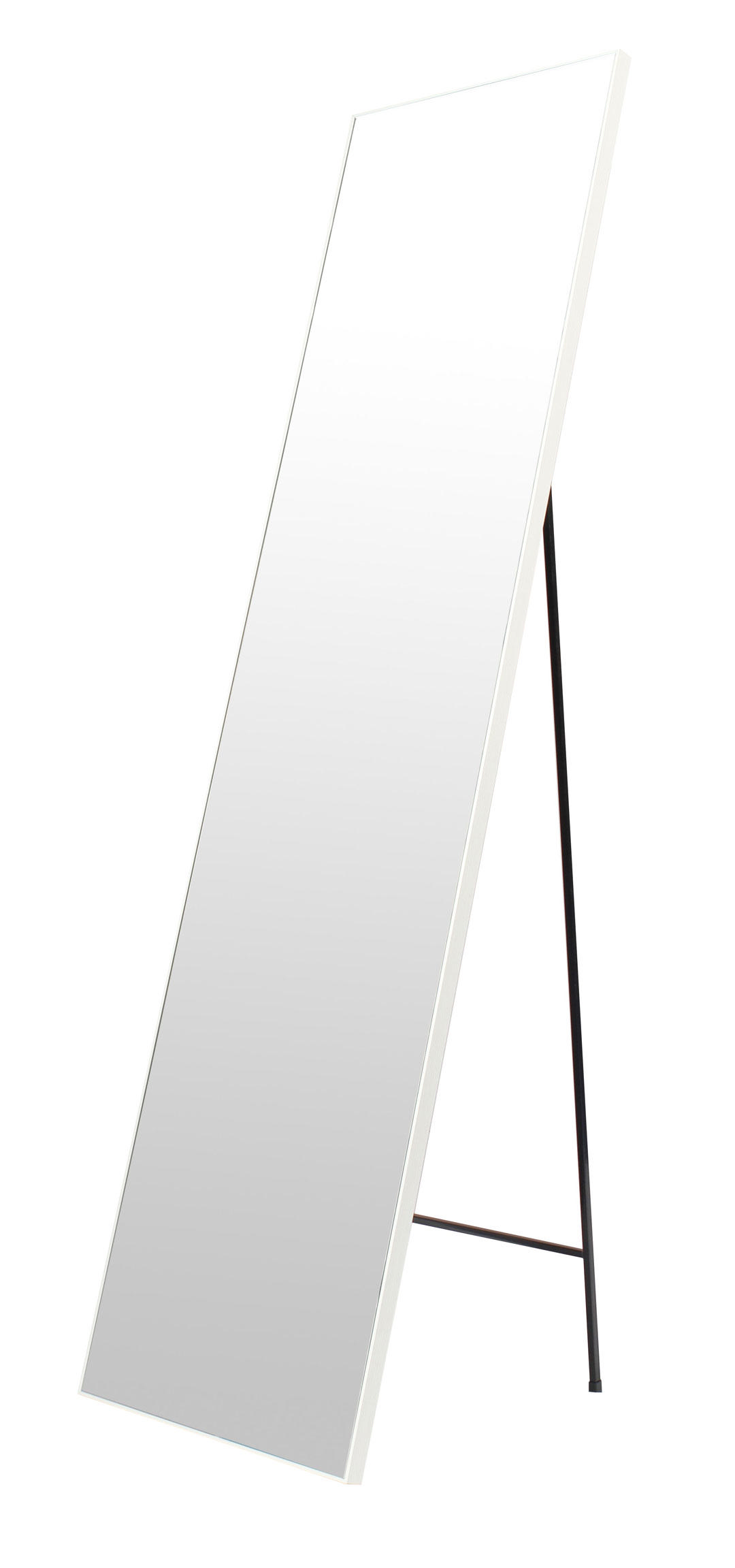 SUPERLIVING FULL BODY MIRROR WITH STAND 40X150CM - WHITE