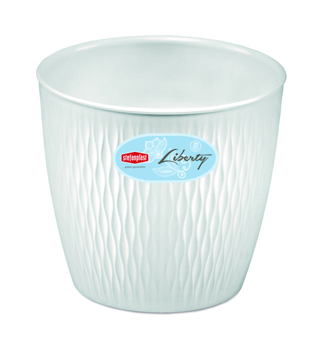 STEFANPLAST LIBERTY POT 30CM WHITE