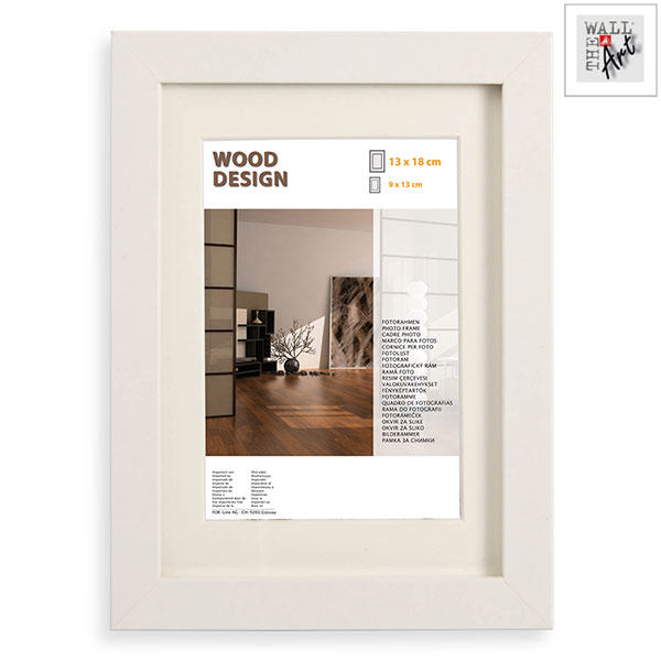 THE WALL ART WIEN WOOD FRAME 15X21CM WHITE