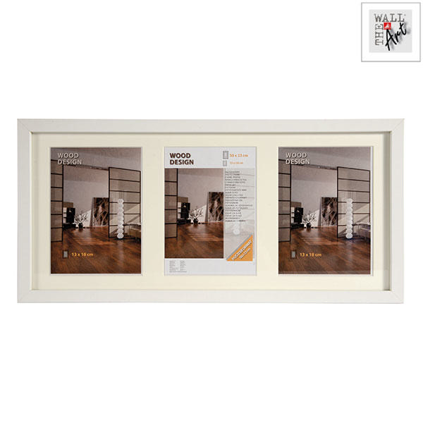 THE WALL ART WIEN WOOD FRAME 23X50CM WHITE