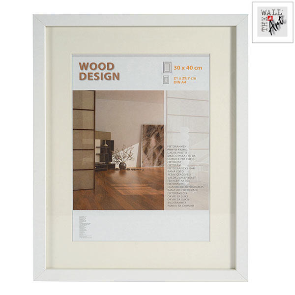 THE WALL ART WIEN WOOD FRAME 30X40CM WHITE