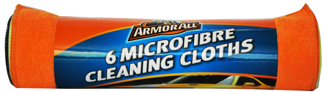ARMOR ALL 6 MICROFIBER CLEANING CLOTHS