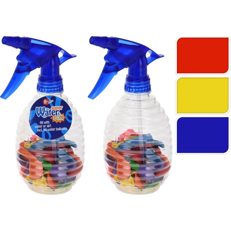 WATER BALLOON PUMP 500ML - ASSORTED COLORS