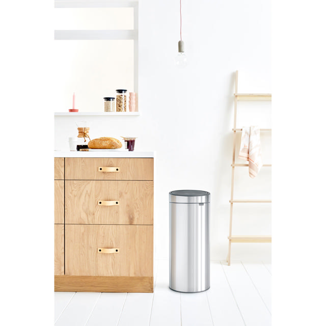 BRABANTIA TOUCH BIN NEW 30L - MAT STEEL