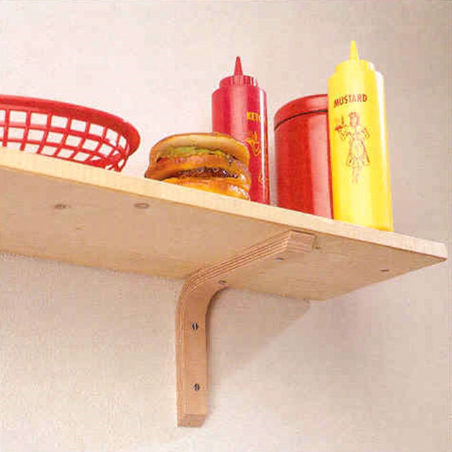 SHELF BRACETS KIT U 25CM X 15CM