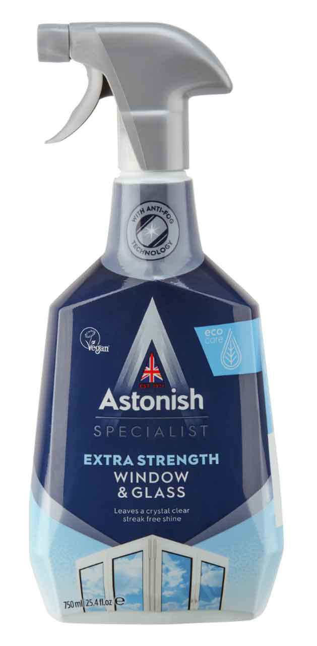 ASTONISH SPECIALIST EXTRA STRENGTH WINDOW AND GLASS CLEANER 750ML