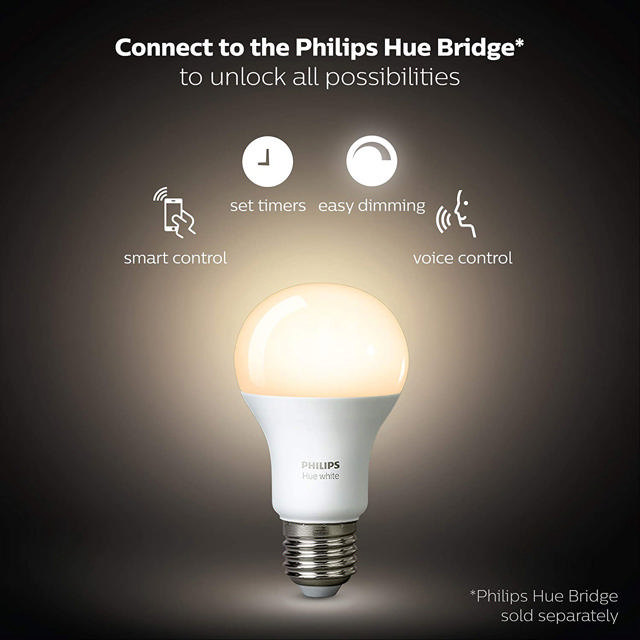 PHILIPS HUE WARM WHITE 9W A60 EU