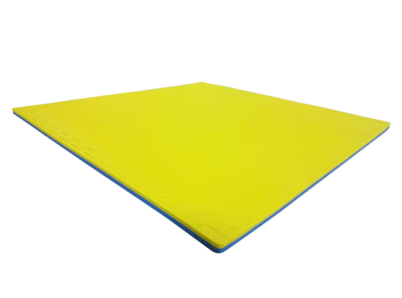 EVA COLOUR MAT 100X100X2CM BLUE OR YELLOW