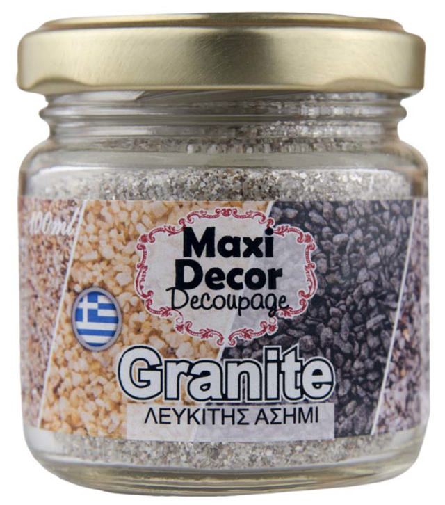 MAXI DÉCOR GRANITE LEFKITIS SILVER 100